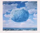 Săgeata lui Zeno by René Magritte, cromolitografie, sold May 2020