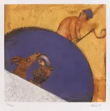 Viața la țară by Marc Chagall, cromolitografie, sold May 2020