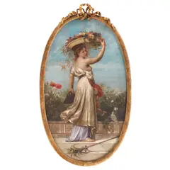 Alexis-Joseph Mazzerole, Frumusețea Edenului, ulei pe pânză