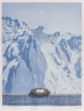 Domeniul lui Arnheim by René Magritte, cromolitografie, sold May 2020