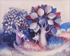 Gheorghe Ciobanu, Pauza de prânz, ulei pe pânză
