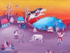 Gheorghe Ciobanu, Fuga, ulei pe pânză