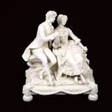 sec. Xix Școală Franceză, Annette și Lubin (după o sculptură de Étienne Falconet)