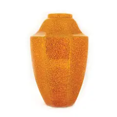 Boch Frères Keramis, Vas Art Deco, din ceramică, pentru flori, designer Charles Catteau, cca. 1930, provine din colecția Jean-Philippe Guilbert, ceramică modelată în tipar, glazurată