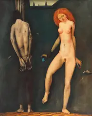 Vladimir (Mirel) Zamfirescu, Dans pentru Sfântul Sebastian, 2003, ulei pe pânză