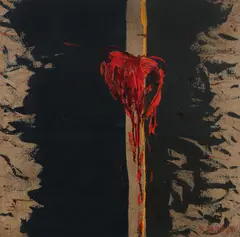 Marilena Preda Sânc, Bleeding Heart, 1994, ulei pe pânză