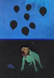 Vlad Paraschiv, Unfinished Business, 2019, ulei pe pânză