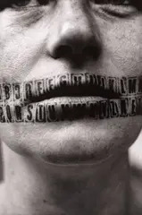 La Bouche Alphabetique by Michel François, fotografie alb-negru, offered May 2020