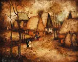 Toamnă by Gheorghe Vrăneanțu, 1979, ulei pe pânză, sold May 2020