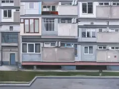 Marius Fodor, Ferestre, 2018, ulei pe pânză