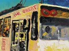 Nicolae Comănescu, Eight, the Great, 2014, ulei pe pânză