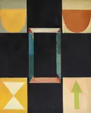 George Tzipoia, Prezență, 1996, ulei pe pânză