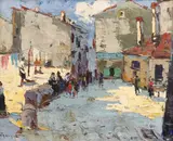Rudolf Négely, Piață în Rijeka (Croația)