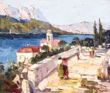 Rudolf Négely, Faleză la Korcula