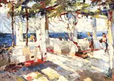 Rudolf Négely, Terasă la Sorrento