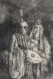 Ștefan Câlția, Personaje de circ, acvaforte și acvatintă