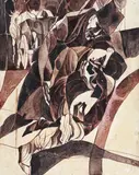 Vasile Socoliuc, Victoria împotriva fascismului, 1970, laviu și tuș pe hârtie