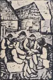 Nicolae Brana, Zi de duminică, xilogravură