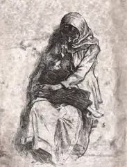 Nicolae Vermont, Maternitate, 1923, acvaforte și acvatintă pe hârtie