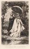 Preumblarea sultanei by Theodor Aman, acvaforte şi gravură cu acul, sold Apr 2020