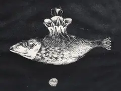 Pește by Ștefan Câlția, acvaforte, sold Apr 2020