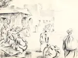 Constantin C. (Ali-Baba) Constantinescu, Piață în Fez