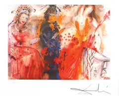 Salvador Dalí, Trei ipostaze, cromolitografie