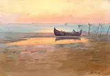 Dimitrie Florian, Pescar la apus