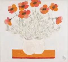Anemone by Constantin Piliuță, 1982, ulei pe pânză, sold Mar 2020