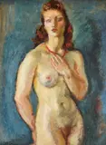 Iosif Iser, Nud cu mărgele roșii