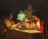 Ipolit Strâmbu, Seară între prietene