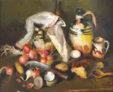Leon Biju, Natură statică cu legume