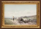 Nicolae Grigorescu, Țărăncuță cu fuior pe cale
