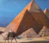 Leon Biju, Piramide în Egipt