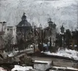 Gheorghe G. Vânătoru, Iarnă in București