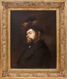 Petre Bulgăraş, Portret de bărbat cu căciulă de blană (după o pictură de Nicolae Grigorescu)