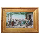 Giovan Ciappa, Petrecere napoletană, 1889, ulei pe pânză