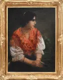 Napoletană by Școală Central Europeană, cca. 1900, ulei pe pânză, offered Mar 2020