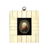 Miniatură reprezentând portretul Marchizului de Lafayette by sec. Xix Școală Franceză, fildeș pictat, sold Mar 2020