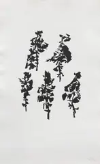 Étienne Hajdú, Arbori, 1974, litografie