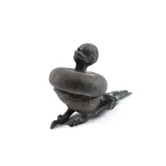 Clown by Daniel Spoerri, 2006, bronz, offered Feb 2020