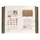 Ion Bitzan, Historia Naturalis, 1985, fotografie, tuș, colaj, tempera și creion pe carton