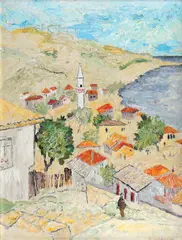 Mihai Sârbulescu, Balcic, 2007, ulei pe pânză