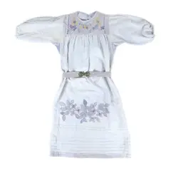 Georgeta Năpăruș, "Crăiasa zăpezii", rochie festivă, pânză, inserții metalice