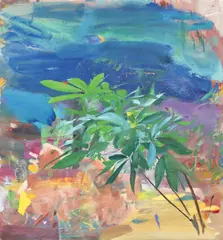 Iulian Iftodiu, Light Absorbtion, 2014, ulei pe pânză