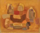 George Saru, Compoziție (Întoarcerea de la târg)