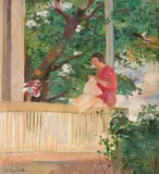 Nicolae Grant, Pe verandă