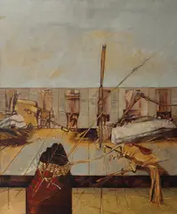 Teodor Moraru, Prag, 1979, ulei pe pânză