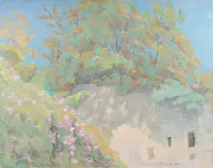Simion Craciun, Început de primăvară, 2008, ulei pe pânză