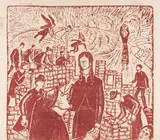 Nicolae Brana, Meşterul Manole, xilogravură